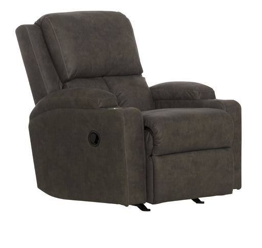 Catnapper - Kyle Rocker Recliner w/Dual Cupholders in Smoke - 4103-2-SMOKE - GreatFurnitureDeal