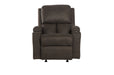 Catnapper - Kyle Rocker Recliner w/Dual Cupholders in Smoke - 4103-2-SMOKE - GreatFurnitureDeal
