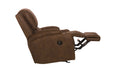 Catnapper - Kyle Rocker Recliner w/Dual Cupholders in Walnut - 4103-2-WALNUT - GreatFurnitureDeal