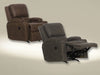 Catnapper - Kyle Rocker Recliner w/Dual Cupholders in Walnut - 4103-2-WALNUT - GreatFurnitureDeal