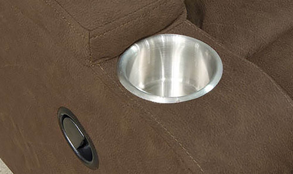 Catnapper - Kyle Rocker Recliner w/Dual Cupholders in Smoke - 4103-2-SMOKE - GreatFurnitureDeal