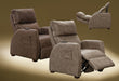 Catnapper - Relaxer Power Headrest Power Lay Flat Recliner in Taupe - 764106-7-TAUPE - GreatFurnitureDeal