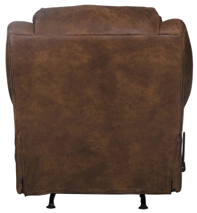 Catnapper - Hayden Chaise Rocker Recliner w/Heat & Massage in Auburn - 4107-2-AUB - GreatFurnitureDeal