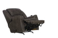 Catnapper - Hayden Chaise Rocker Recliner w/Heat & Massage in Steel - 4107-2-STEEL - GreatFurnitureDeal