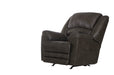 Catnapper - Hayden Chaise Rocker Recliner w/Heat & Massage in Steel - 4107-2-STEEL - GreatFurnitureDeal