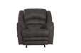 Catnapper - Hayden Chaise Rocker Recliner w/Heat & Massage in Steel - 4107-2-STEEL - GreatFurnitureDeal
