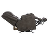Catnapper - Hayden Chaise Rocker Recliner w/Heat & Massage in Steel - 4107-2-STEEL - GreatFurnitureDeal