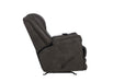 Catnapper - Hayden Chaise Rocker Recliner w/Heat & Massage in Steel - 4107-2-STEEL - GreatFurnitureDeal
