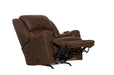 Catnapper - Hayden Chaise Rocker Recliner w/Heat & Massage in Walnut - 4107-2-WAL - GreatFurnitureDeal