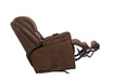 Catnapper - Hayden Chaise Rocker Recliner w/Heat & Massage in Walnut - 4107-2-WAL - GreatFurnitureDeal