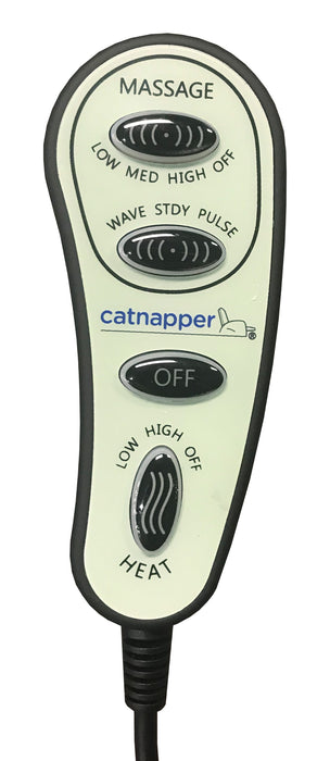 Catnapper - Hayden Chaise Rocker Recliner w/Heat & Massage in Walnut - 4107-2-WAL - GreatFurnitureDeal