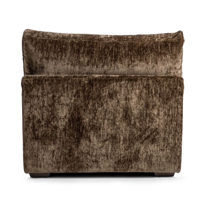 Classic Home - Ludwig Armless Chair in Mossed Brown - 41105322301