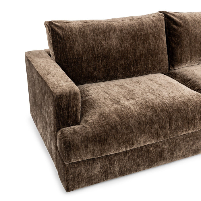 Classic Home - Ludwig 3 Piece Sofa in Mossed Brown - 4110SC2301