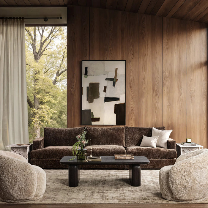 Classic Home - Ludwig 3 Piece Sofa in Mossed Brown - 4110SC2301