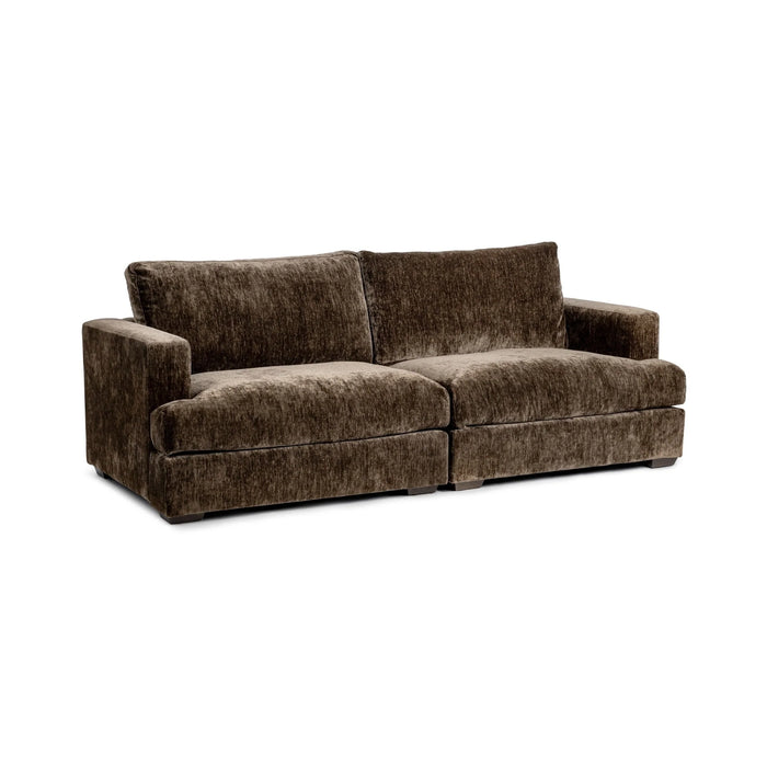 Classic Home - Ludwig 2 Piece Sofa in Mossed Brown - 4110SF2301