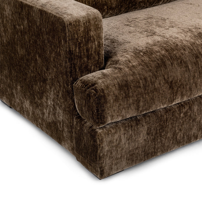 Classic Home - Ludwig 2 Piece Sofa in Mossed Brown - 4110SF2301