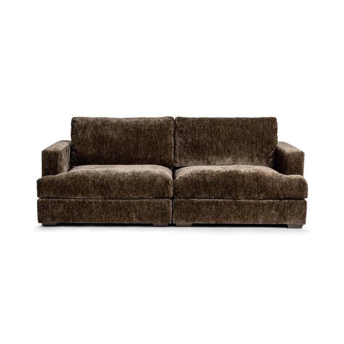 Classic Home - Ludwig 2 Piece Sofa in Mossed Brown - 4110SF2301