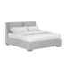 ART Furniture - Grant King Pillow Track Upholstered Bed in Aluminum - 413116-2743H2 - GreatFurnitureDeal
