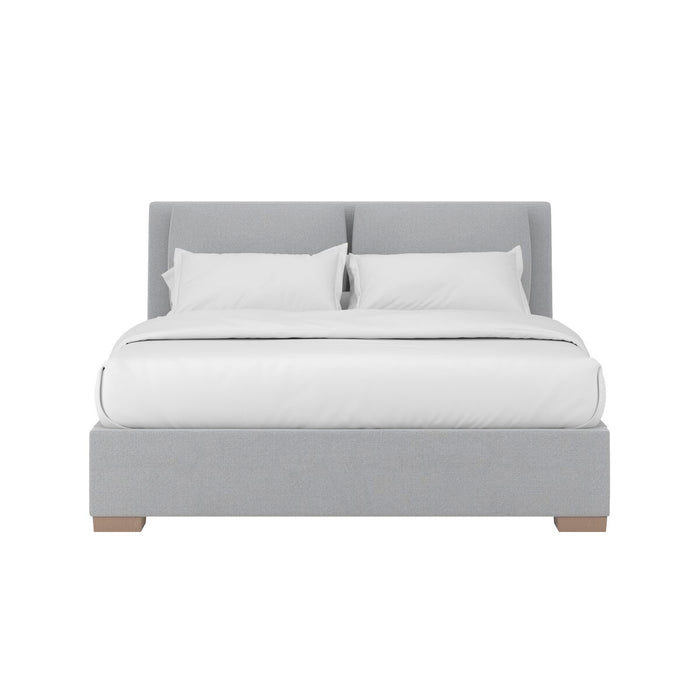 ART Furniture - Grant King Pillow Track Upholstered Bed in Aluminum - 413116-2743H2 - GreatFurnitureDeal