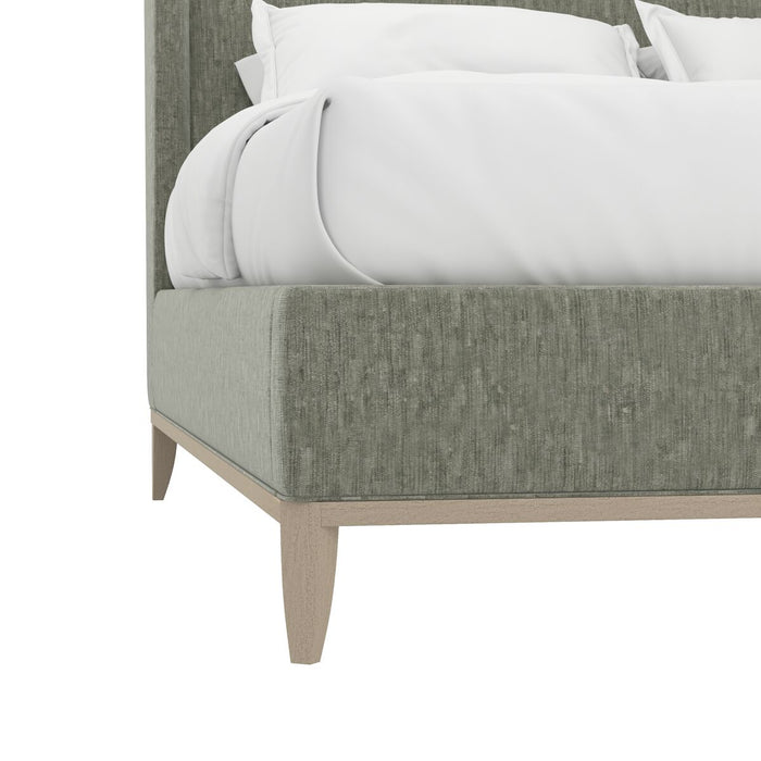 ART Furniture - Edwin King Wing Shelter Uph Bed-Celery - 413136-2743H8 - GreatFurnitureDeal