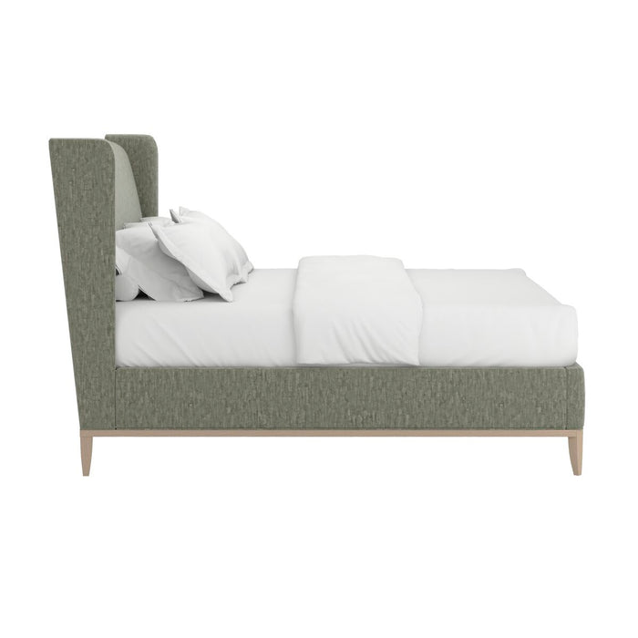 ART Furniture - Edwin King Wing Shelter Uph Bed-Celery - 413136-2743H8 - GreatFurnitureDeal