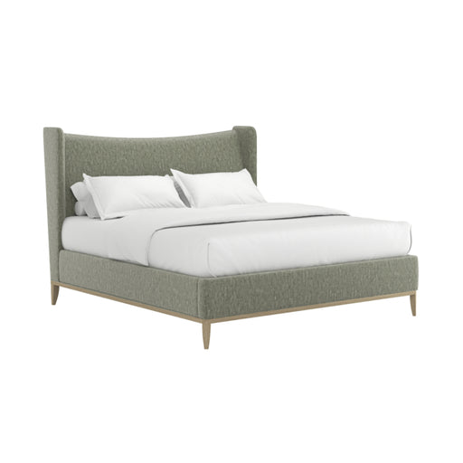 ART Furniture - Edwin King Wing Shelter Uph Bed-Celery - 413136-2743H8 - GreatFurnitureDeal