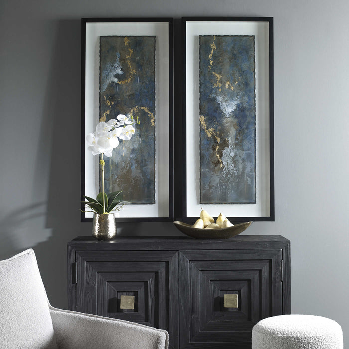 Uttermost - Glimmering Agate Abstract Prints, S/2 - 41434 - GreatFurnitureDeal