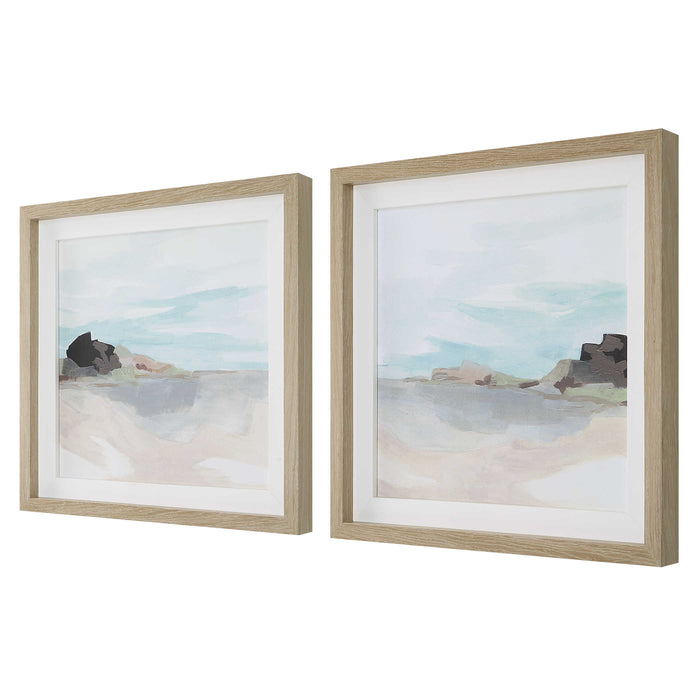 Uttermost - Glacial Coast Framed Prints, Set/2 - 41445