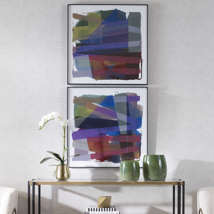 Uttermost - Vivacious Abstract Framed Prints, Set/2 - 41449