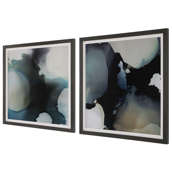 Uttermost - Telescopic Abstract Framed Prints, Set/2 - 41458