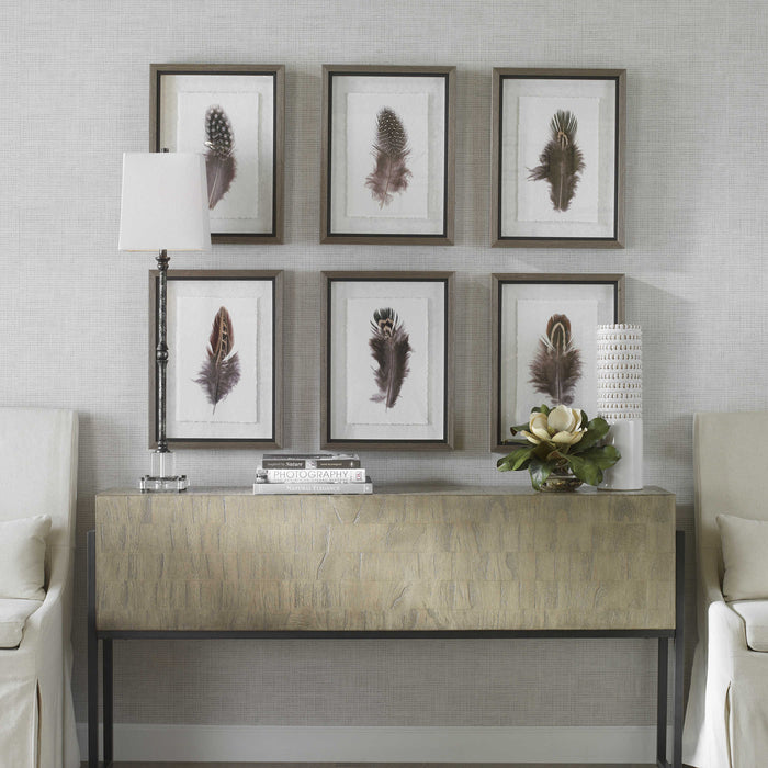 Uttermost - Birds Of A Feather Framed Prints, S/6 - 41460 - GreatFurnitureDeal