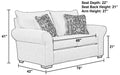 Jackson Furniture - Maddox Loveseat in Fossil - 4152-02-FOSSIL - GreatFurnitureDeal