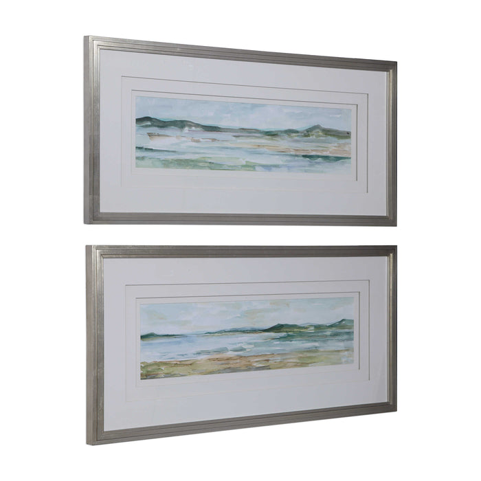 Uttermost - Panoramic Seascape Framed Prints Set/2 - 41594