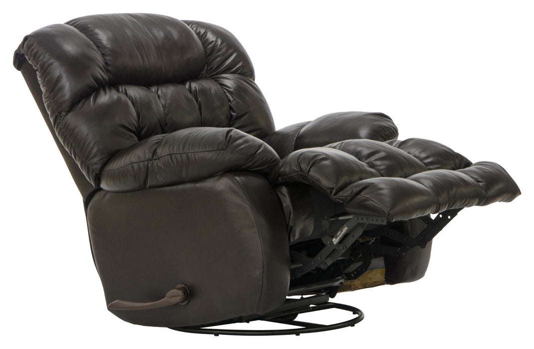 Catnapper - Pendleton Leather Recliner in Chocolate - 42135-128429-Chocolate