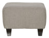 Jackson Furniture - Alyssa Ottoman in Pebble - 4215-O-PEBBLE - GreatFurnitureDeal