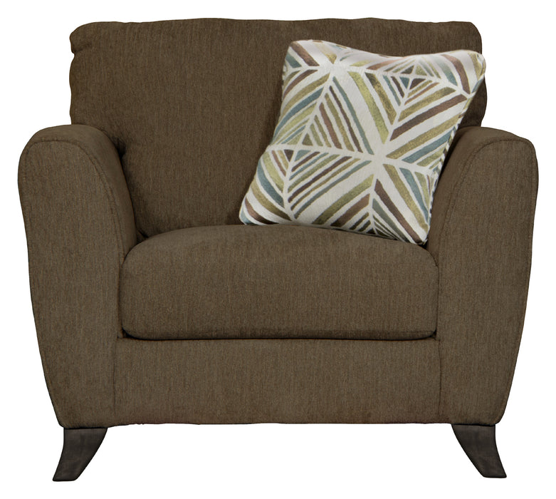 Jackson Furniture - Alyssa Chair with Ottoman in Latte - 4215-CO-LATTE-2SET - GreatFurnitureDeal