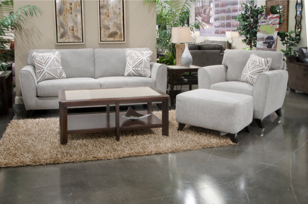 Jackson Furniture - Alyssa Loveseat in Pebble - 4215-L-PEBBLE - GreatFurnitureDeal