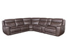 Southern Motion REVIVE - Fairmont Power Headrest Sectional with Zero Gravity and Lumbar Support in Oslo Dark Chocolate - 424-03P 04P 46P 80 98P 84 - GreatFurnitureDeal