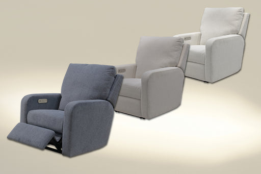 Catnapper - 4252 Lullaby Power Headrest Power Auto-Glide Recliner in Pebble - 64252-7-PEBBLE - GreatFurnitureDeal