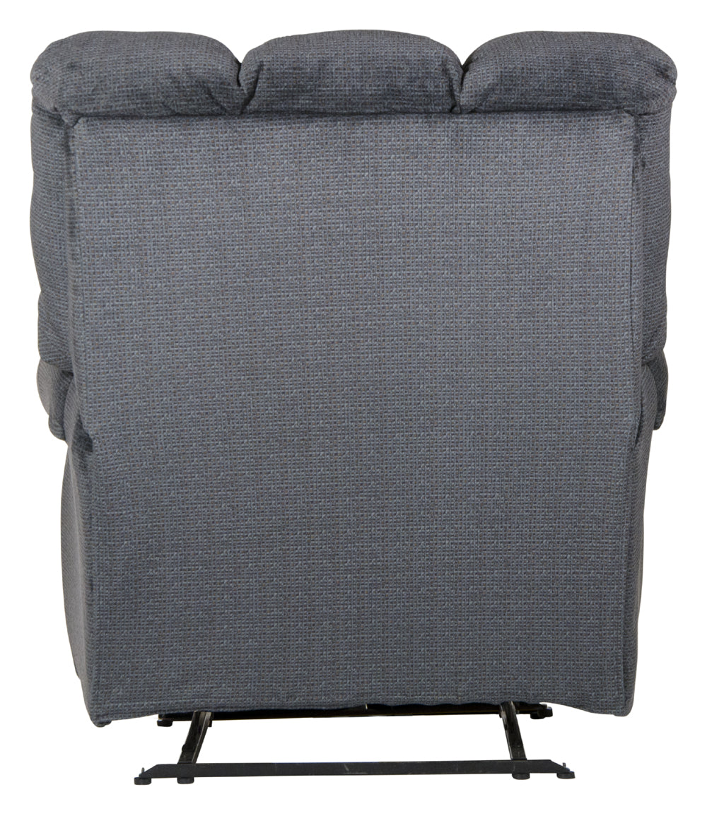 Catnapper Malone Power Lay Flat Recliner with Extended Ottoman in In — GreatFurnitureDeal