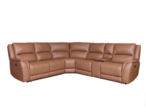 Southern Motion REVIVE - Langston Sectional with Wireless Charging and Audio in Brown - 427-07P 08P 80 92P 84 46P - GreatFurnitureDeal