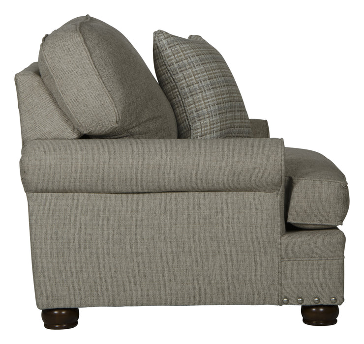 Jackson Furniture - Farmington Chair with Ottoman in Buff-Winter - 4283-01-77-BUFF