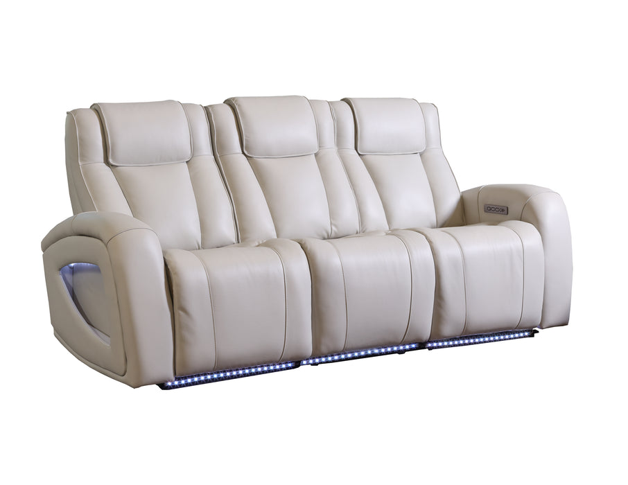 Southern Motion REVIVE - Briarwood Power Reclining Sofa with Zero Gravity Xtra and Lumbar Support in Aman Fog - 428-03P 04P 81P 958-15 - GreatFurnitureDeal