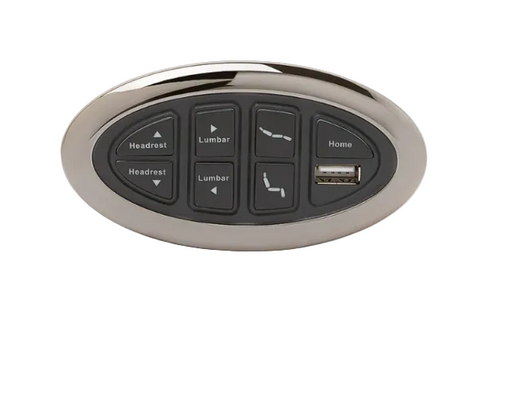 OKIN- Replacement Button W/ Headrest, Footrest, Lumbar & USB -JLDK.15.07.09 - GreatFurnitureDeal
