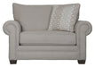 Jackson Furniture - Havana 3 Piece Living Room Set in Linen-Snow - 4350-03-02-01-LINEN - GreatFurnitureDeal