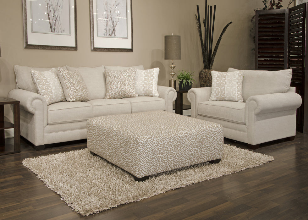 Jackson Furniture - Havana Sofa in Linen-Snow - 4350-03-LINEN