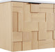 Meridian Furniture - Leonardo 36" Natural Engineered Stone And Solid Wood Wall Mounted Bathroom Vanity - 435Natural-36 - GreatFurnitureDeal