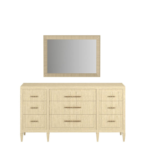 ART Furniture - Eave Dresser with Mirror in Sundrenched Oak - 436131-436120-1825 - GreatFurnitureDeal