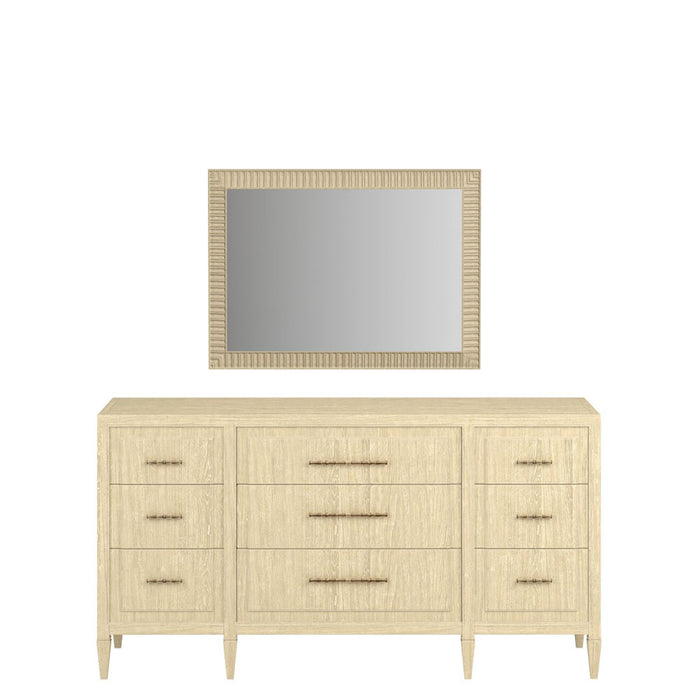 ART Furniture - Eave Dresser with Mirror in Sundrenched Oak - 436131-436120-1825 - GreatFurnitureDeal
