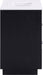 Meridian Furniture - Willard 30" Black Engineered Stone And Solid Wood Bathroom Vanity - 436Black-30 - GreatFurnitureDeal